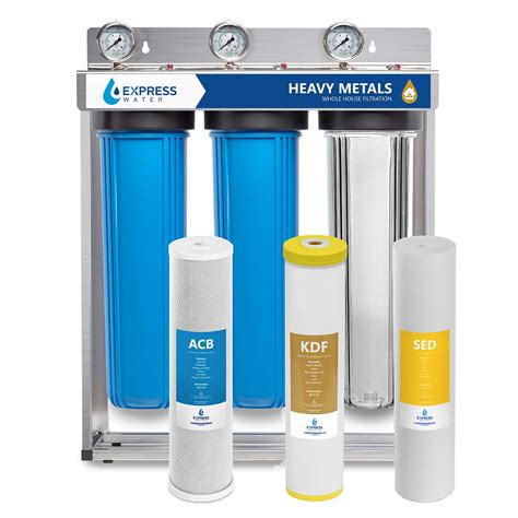 all metal whole house water filter|best heavy metal water filter.